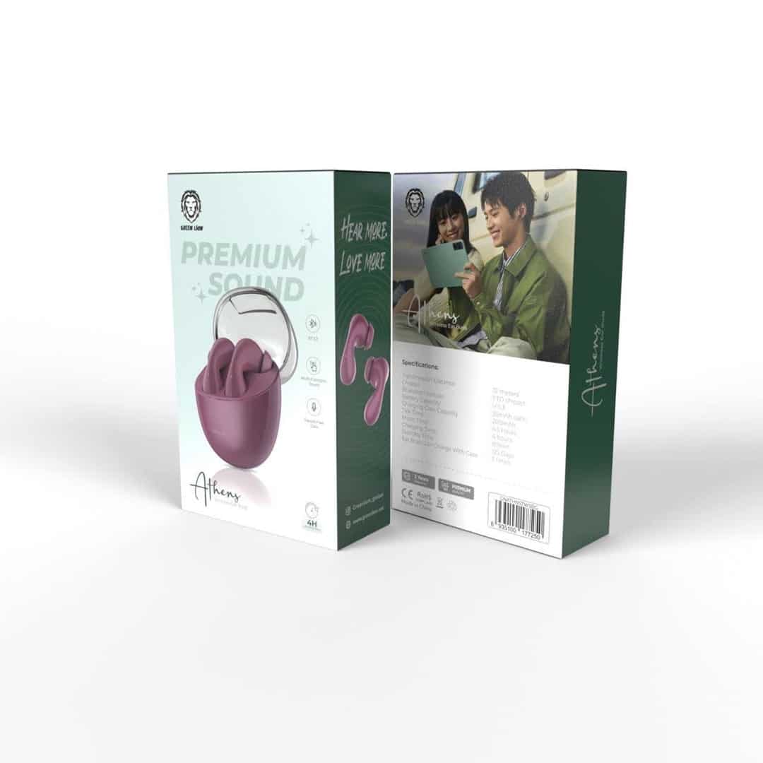 هندزفری بلوتوث آتنز گرین Green athens wireless earbuds