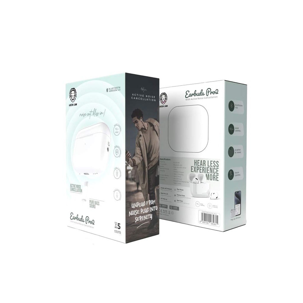 هندزفری ایربادز پرو 2 اکتیو گرین Green Earbuds Pro2 ANC